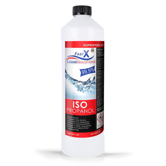 Isopropanol 99,9% Reiniger – 1 Liter | Hochprozentiger IPA Reinigungsalkohol für Haushalt & Elektronik